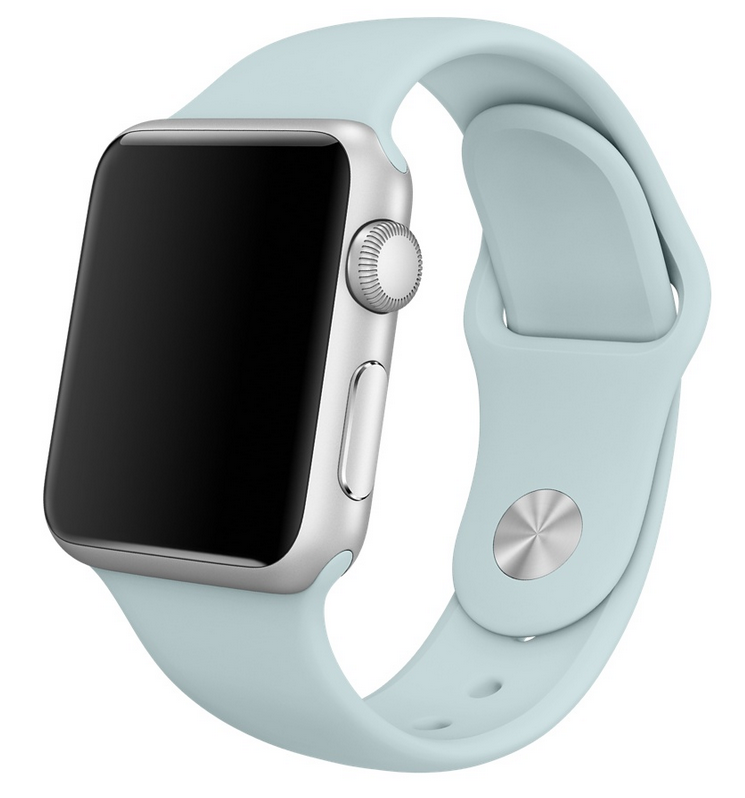 Apple siliconen band turquoise Doornbikes