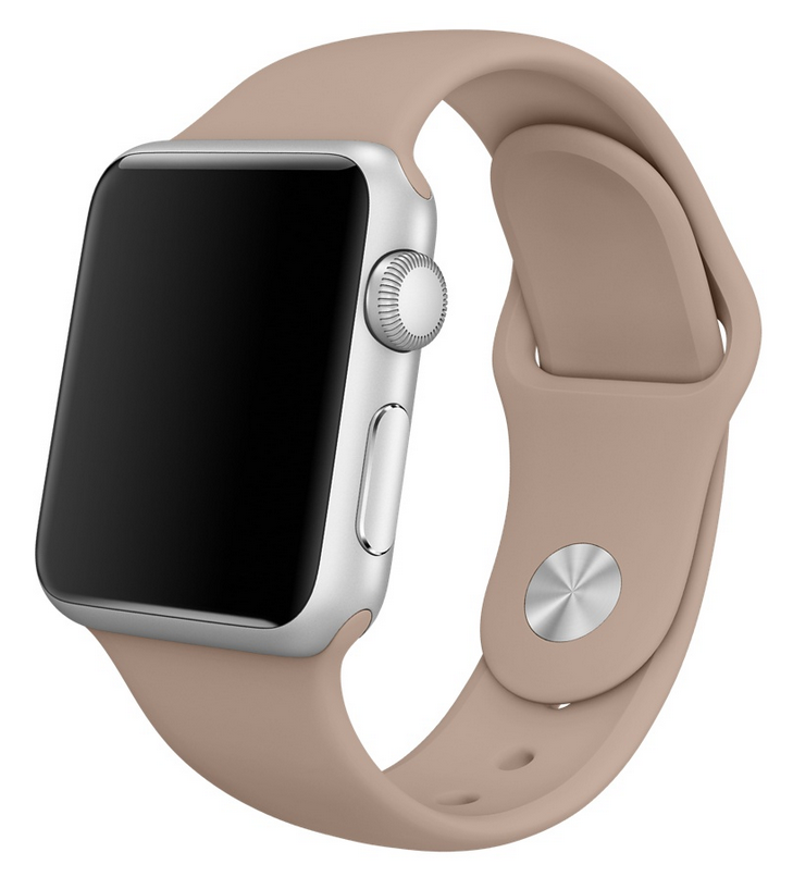 Apple siliconen band walnootbruin Doornbikes