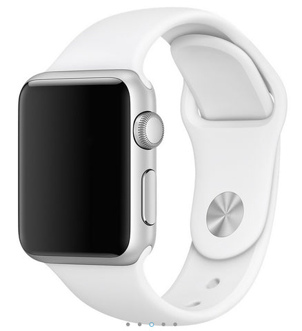 Apple siliconen band wit